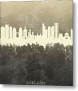 Oakland California Skyline #24 Metal Print