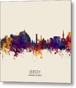 Jersey Channel Islands Skyline #25 Metal Print