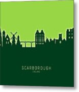 Scarborough England Skyline #25 Metal Print