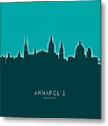 Annapolis Maryland Skyline #26 Metal Print