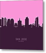 San Jose California Skyline #27 Metal Print