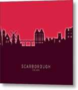 Scarborough England Skyline #27 Metal Print