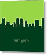 Fort Worth Texas Skyline #28 Metal Print