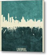 Liverpool England Skyline #28 Metal Print