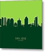 San Jose California Skyline #28 Metal Print