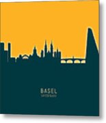 Basel Switzerland Skyline #29 Metal Print