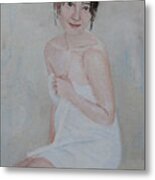 After Bath #3 Metal Print