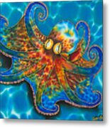 Caribbean Octopus #3 Metal Print