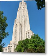 Cathedral Of Learning Building At The University Of Pittsburgh #3 Metal Print