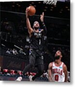 Chicago Bulls V Brooklyn Nets #3 Metal Print