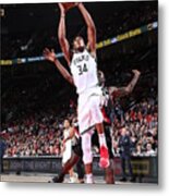 Giannis Antetokounmpo #3 Metal Print