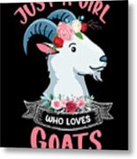 Goat Farmer Farm Goat Lover Gift #3 Metal Print