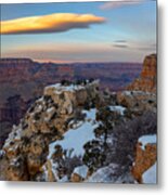Grand Canyon Winter View  #3 Metal Print