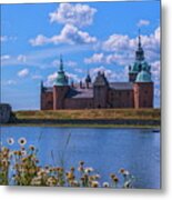 Historical Castle In Kalmar By Day, Sweden #3 Metal Print