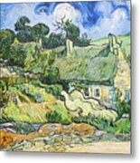 Thatched Cottages At Cordeville #3 Metal Print