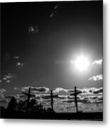 The Cross Of Our Lord Jesus Christ In Groom Texas #3 Metal Print