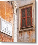 Via Dei Coronari - Rome #3 Metal Print