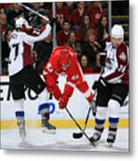 Colorado Avalanche V Detroit Red Wings #34 Metal Print