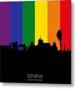 Geneva Switzerland Skyline #36 Metal Print