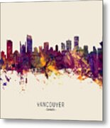 Vancouver Canada Skyline #36 Metal Print