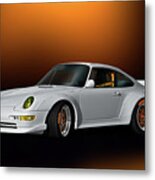 1995 Porsche 911 Turbo #4 Metal Print