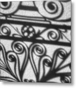 Charleston Wrought Iron Garden Gate In Detail, South Carolina #4 Metal Print