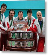 Davis Cup By Bnp Paribas - World Group Final: Slovakia V Croatia #4 Metal Print