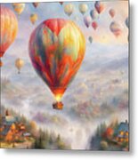 Hot-air Balloons #4 Metal Print