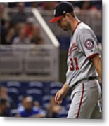 Max Scherzer #4 Metal Print