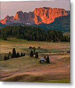 Panorama From Alpe Di Siusi #4 Metal Print