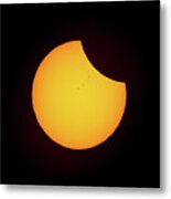 Partial Solar Eclipse #1 Metal Print