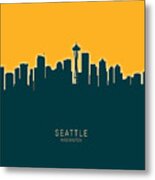 Seattle Washington Skyline #40 Metal Print