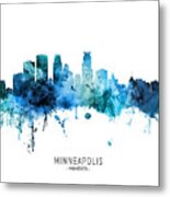 Minneapolis Minnesota Skyline #42 Metal Print