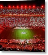 Night Panorama Bryant-denny Stadium #6 Metal Print