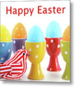Bright Color Easter Eggs #6 Metal Print