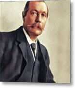 Sir Arthur Conan Doyle, Literary Legend #6 Metal Print