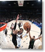 Memphis Grizzlies V New Orleans Pelicans #7 Metal Print