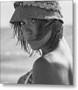 7536 Babe Model Actor Rachael Enjoying Delray Beach Metal Print