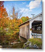 Autumn Scene In Vermont #8 Metal Print