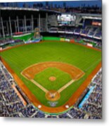 Colorado Rockies V Miami Marlins #8 Metal Print