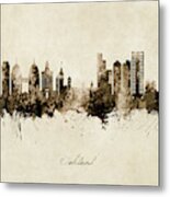 Oakland California Skyline #8 Metal Print