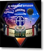 82 Airborne Division Metal Print