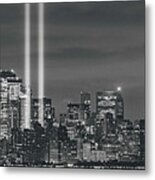 9/11 Memorial Lights Metal Print