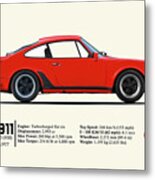 911 Turbo Metal Print