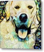 A Big Happy Dog Metal Print