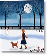 A Brisk Walk Metal Print