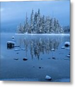A Chilling Winter Morning Metal Print