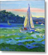 A Day On The Bay Metal Print