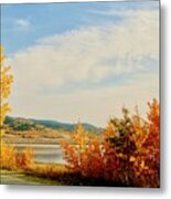 A Lovely Lake On The Cowboy Trail October 2020 Metal Print