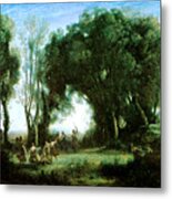 A Morning The Dance Of The Nymphs 1850 Metal Print